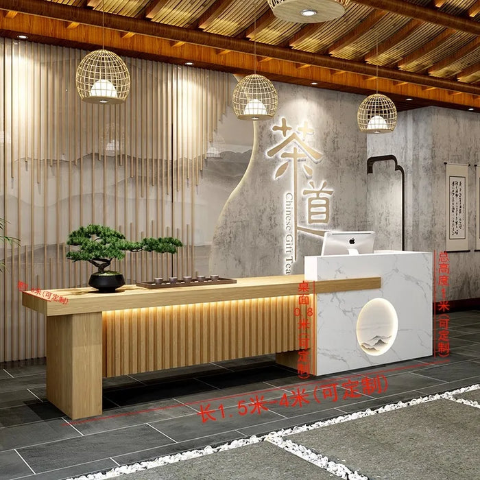 Luxury Counter Reception Desk Office Lectern Mobile Information Pulpits Reception Desk Lectern Modern Meuble Room Furniture