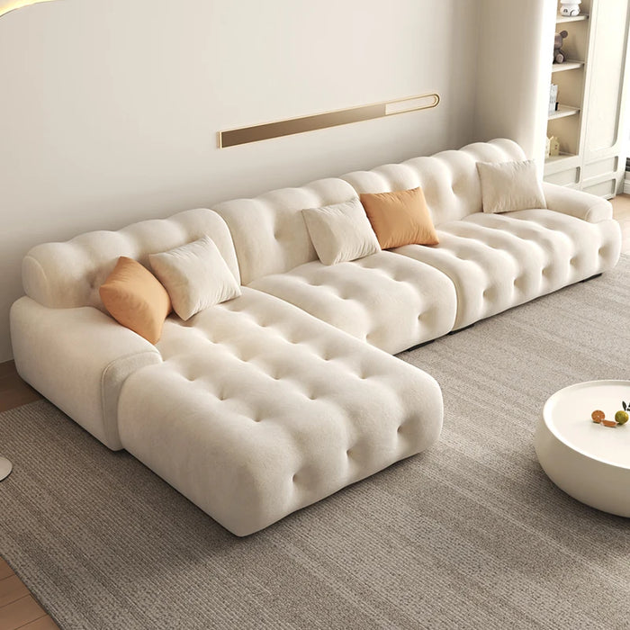 Living Room Corner Sofas Fabric Minimalist Modular Sectional Sofa Modern Elegant Divano Soggiorno Di Lusso Luxury Furniture