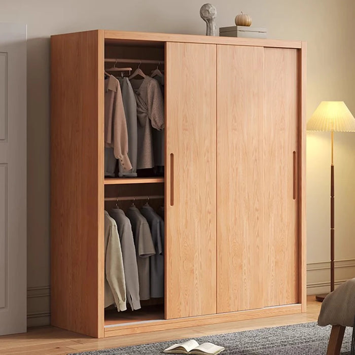Wooden Hanging Wardrobes Display Storage Dressers Simple Wardrobes Free Shipping Living Room Armario De Ropa Furniture Bedroom