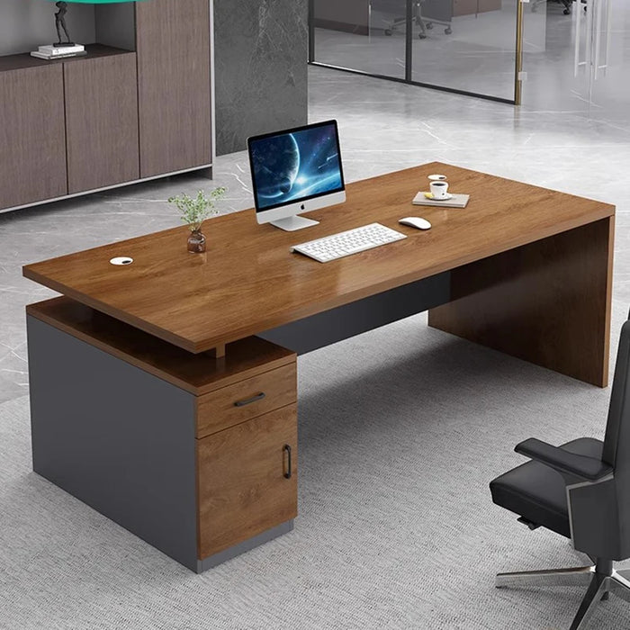 Bedroom Computer Drawers Desk Workbench Office Boss Simplicity Office Desk Table Secretaire Bureaux Meuble Home Furniture