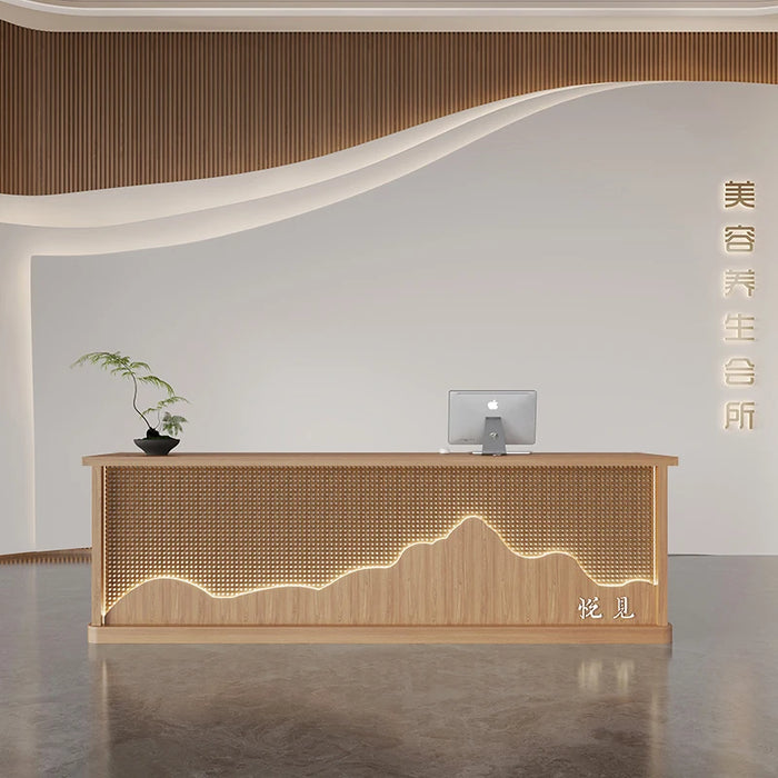 Shop Modern Reception Desk Office Grocery Store Check Out Information Reception Desk Podium Comptoir Caisse Reception Furniture