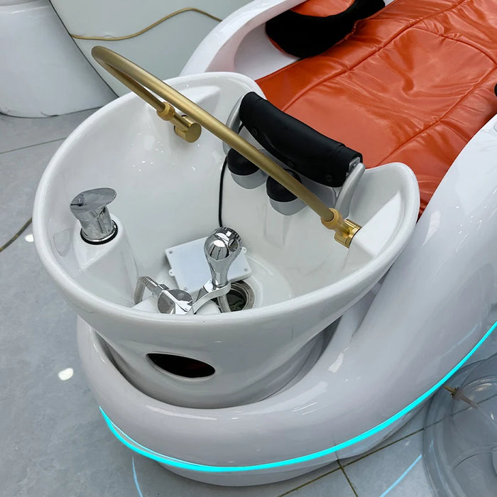 Electric Shaving Chair Shampoo Professional Hair Washing Chair Intelligent Beauty Sillas Peluqueria Hairsalon Furniture CY50XT