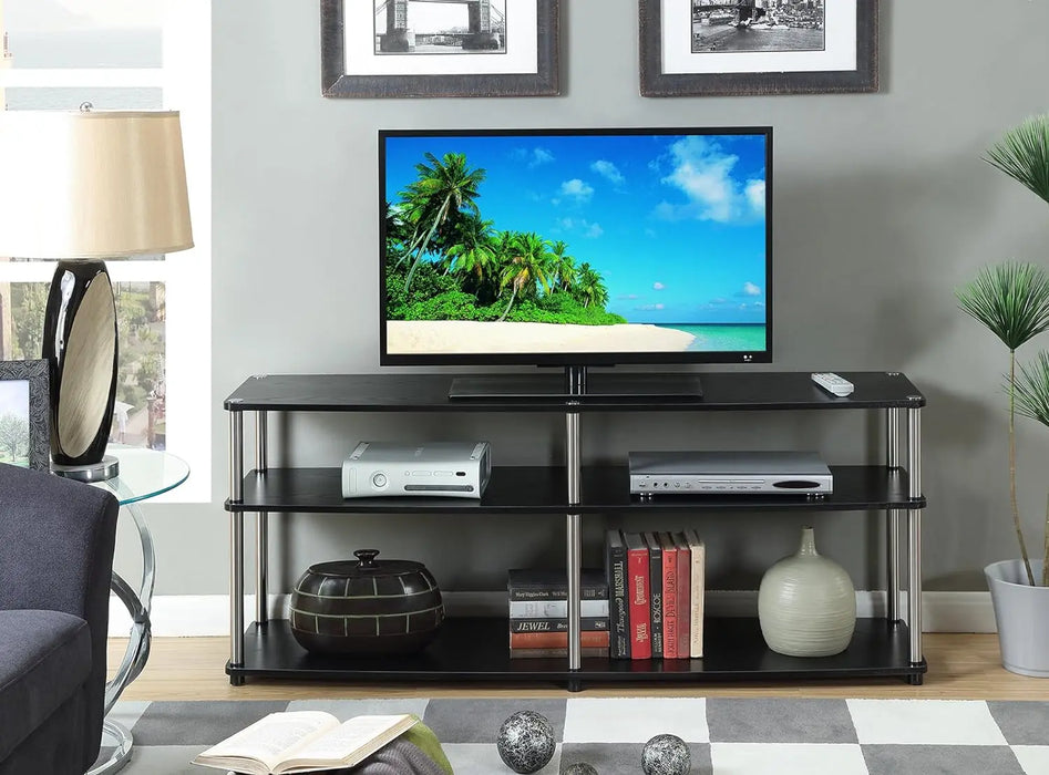Convenience Designs 2 Go 3 Tier 60" TV Stand, Black