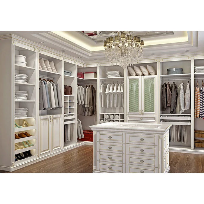 Modern solid wood unique design bedroom cabinet wardrobe