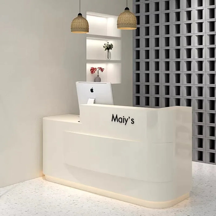 Corner Office Reception Desks Pulpit Cashier Standing Restaurant Reception Desks Lectern Recepcion Mostrador Salon Furniture
