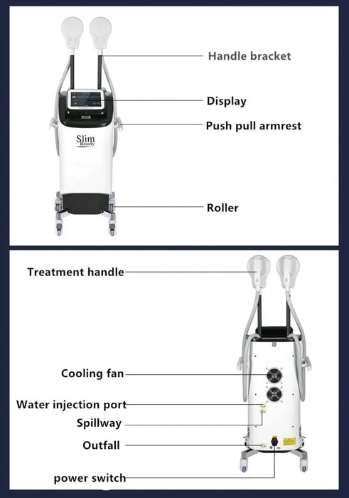 6500W EMSlim Body Sculpting RF Muscle Stimulation Massager Machine Electromagnetic Weight Loss Slimming Beauty Machine 2024