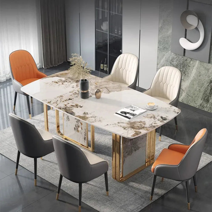 Console Luxury Dining Table Mobile Coffee Rustic Modern Nordic Makeup Dining Table Replica Muebles De Cocina Home Furniture HDH