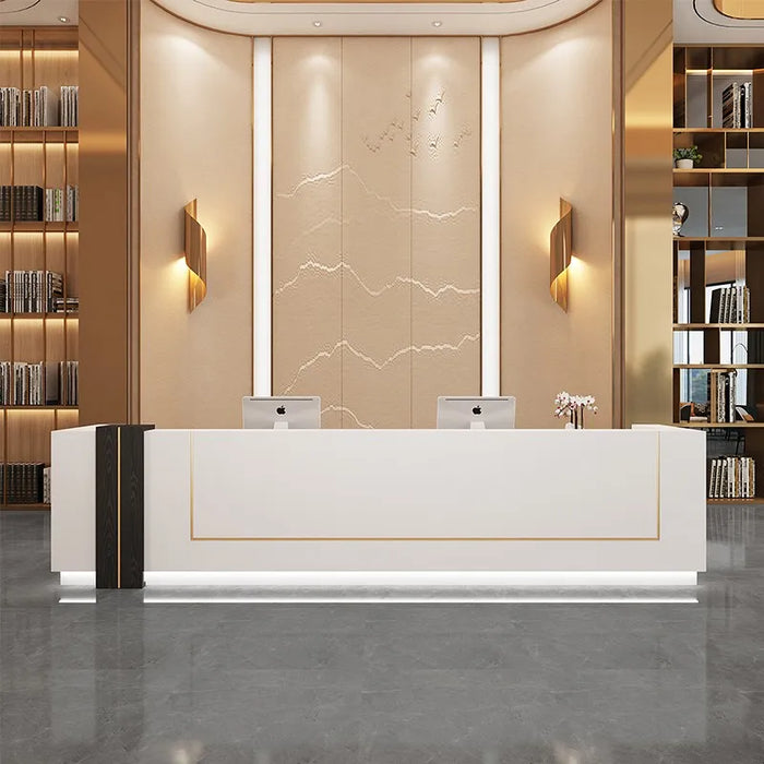 Office Modern Reception Desks Counter Lectern Standing Commercial Reception Desks Club Mesa De Escritorio Luxury Furniture