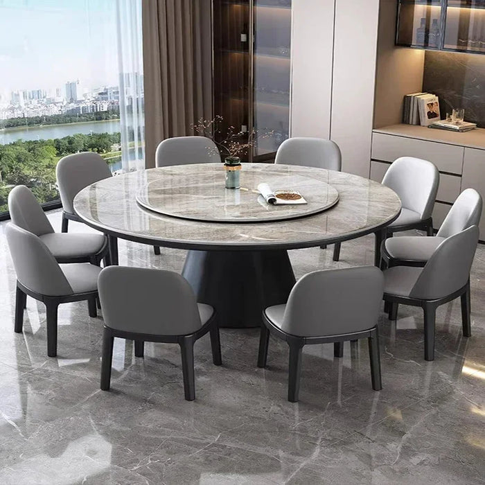 Nordic Designer Dining Table Mobile Living Room Combination Round Table Modern Conjuntos De Salas De Jantar Home Furniture