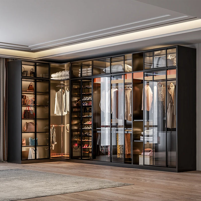 Wardrobe disinfection, sterilization, drying, deodorization, household bedroom, multifunctional, modern and minimalist wardrobe