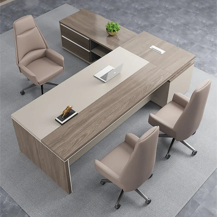 Executive Standing Office Desk Organizers Storage Reception European Computer Desks Luxury Modern Mesa Escritorio Furnitures