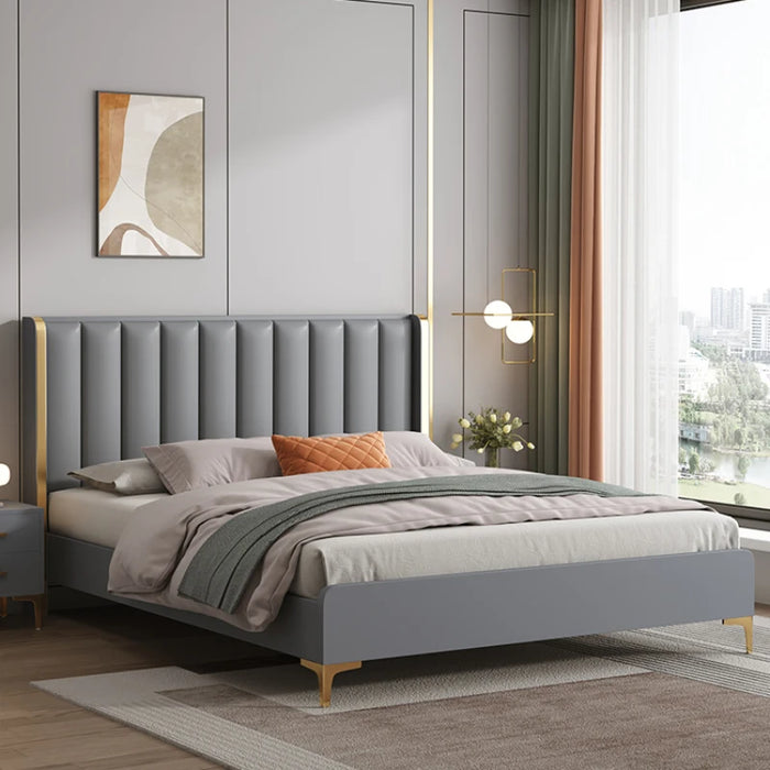 Luxury Modern Beauty Beds Double Leather Storage Adults Safe Living Room Beds Minimalist Free Shipping Camas De Casal Furniture