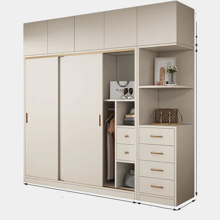 Storage Mobile Wardrobe Clothes Drawers Dresser Modular Sliding Organizer Wardrobe Organizers A Roupas Bedroom Furniture HDH