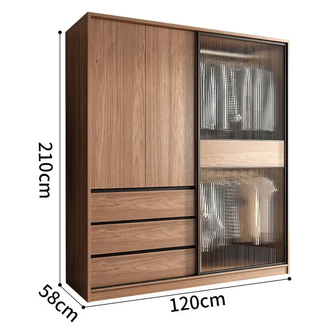 Entry Hanging Storage Wardrobe Drawers Oganizers Simple Modern Wardrobe Hanger Space Saver Vintage Quarda Roupra Home Furniture