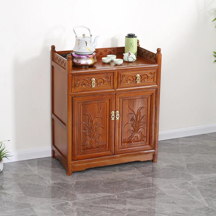 Shelf Kitchen Sideboards Buffet Kitchen Glass Luxury Storage Laden Modern Nordic Sideboards Wood Schminktisch Furniture HDH