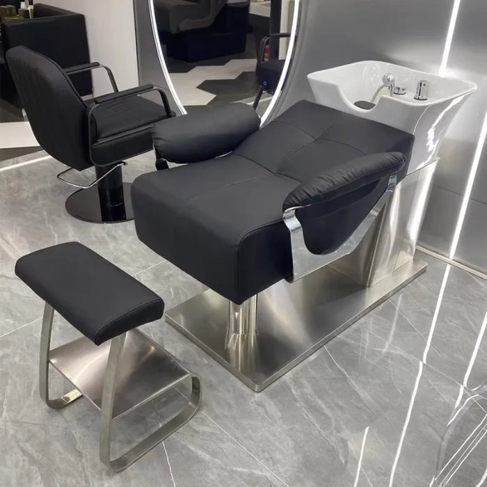 Massage Couch Shampoo Chair Stylist Luxury Wash Hair Salon Spa Shampoo Chair Basin Hairstylist Reclining Relaxing Cadeiras Chair