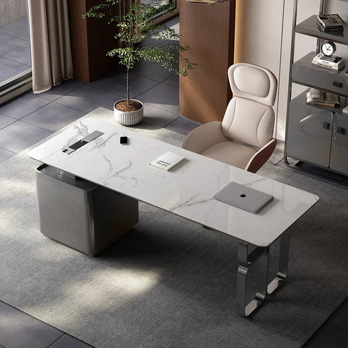 Italian Creative Desk Tables Minimalist Executive Studio Large Storage Office Desk Standing Mesa Escritorio House Furniture