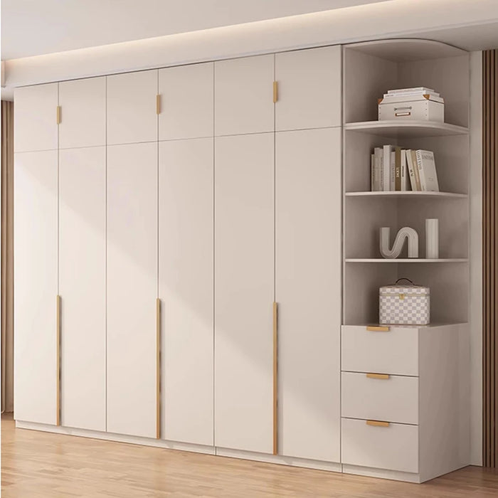 Luxury Modern Wardrobes Wooden Display Organizer Storage Wardrobes Free Shipping Bedroom Mueble Para Colgar Ropa Home Furniture