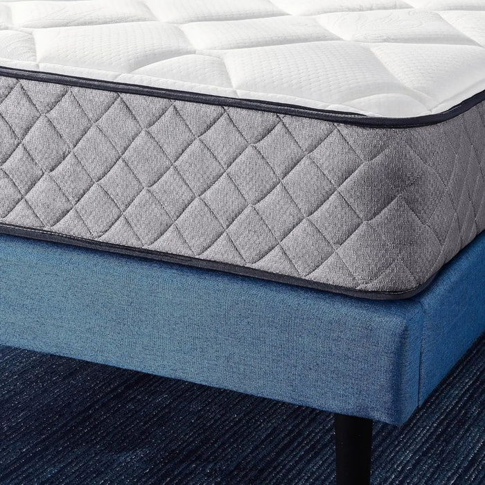 12" Queen Gel Memory Foam Hybrid Mattress, Medium Touch Sport Isolation Spring, White, Grey