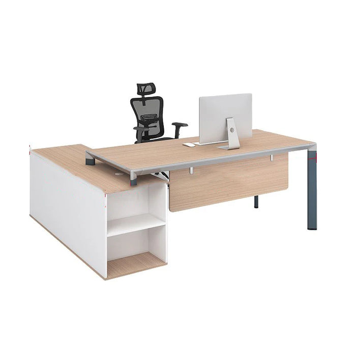 Boss Modern Office Desk Set Ideas Design Drawers Professional Studio Wooden Storage Desk Table Work Escritorio Oficina Furniture