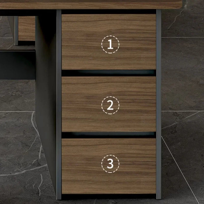 Laptop Clerk Office Desk Executive Reception Drawer Storage Office Desk Simplicity Wood Escritorio Ordenador Furniture QF50OD