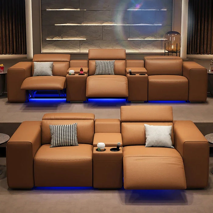 Luxury Reclining Sofas Genuine Leather Office Sectional Couch Electric Rocking Sofa Bed Lounge Bureaustoel Living Room Furniture