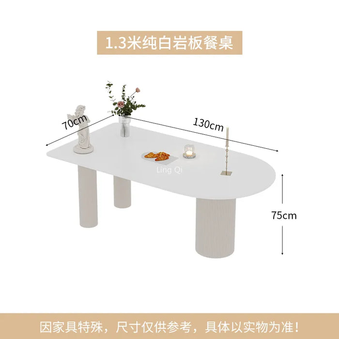 Restaurant Office Dining Table Set 4 Chairs Small Apartmen Modern Table Italian Japanese Mesas De Comedor Living Room Furniture