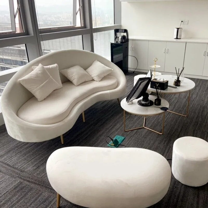 Sectional Set Sofa Living Room Lazy Gaming Office Curved Modern Puff Sofa Arm Couches Accent Wohnzimmer Sofas Home Furniture