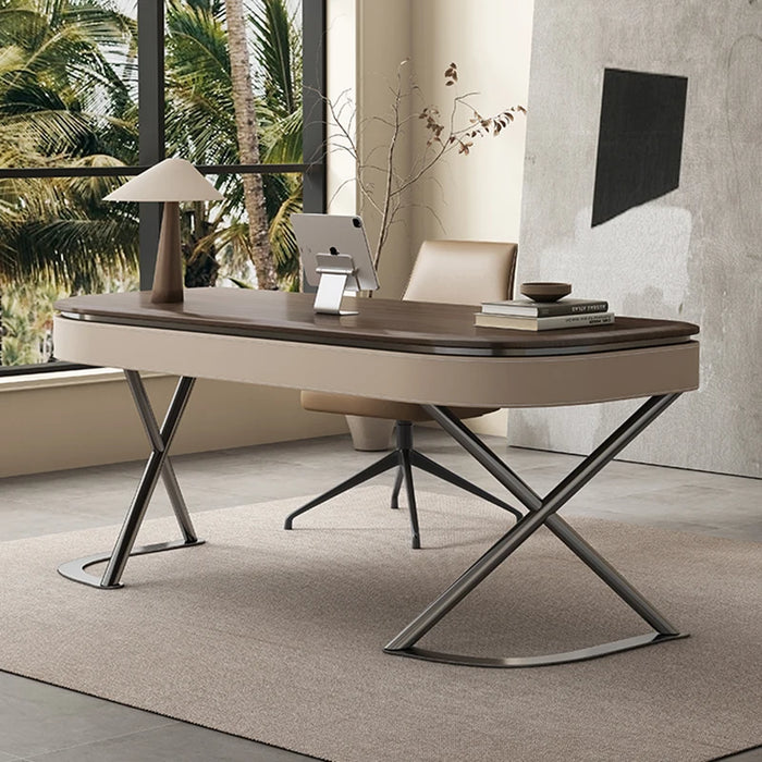 Wood Solid Modern Office Desk Minimalist Bedroom Executive Ideas Luxury Storage Desk Tables Work Escritorio Oficina Furniture