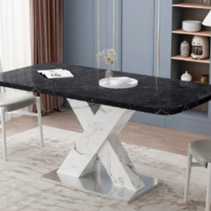 Nordic Luxury Dining Table Coffee Kitchen Home Furniture Marble Dinning Table Coffee Nesting Console Kitchen Study Dining Table
