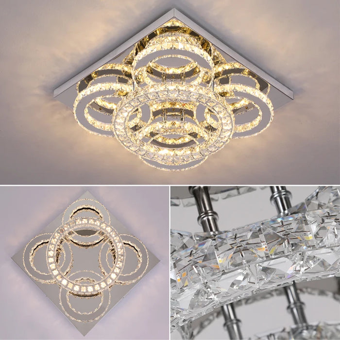 Modern Led Chandeliers Lamp Ceiling Light 3 Side Decor Bedroom Living Room Luxury Lighting For Dining Room Pendant Lamp Fixture