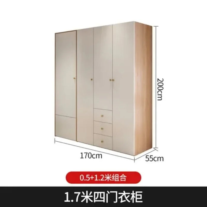 Storage Women Wardrobe Modern Simple Stores Wooden Living Room Wardrobe Dividers Aesthetic Art Porte Vetements Home Furniture