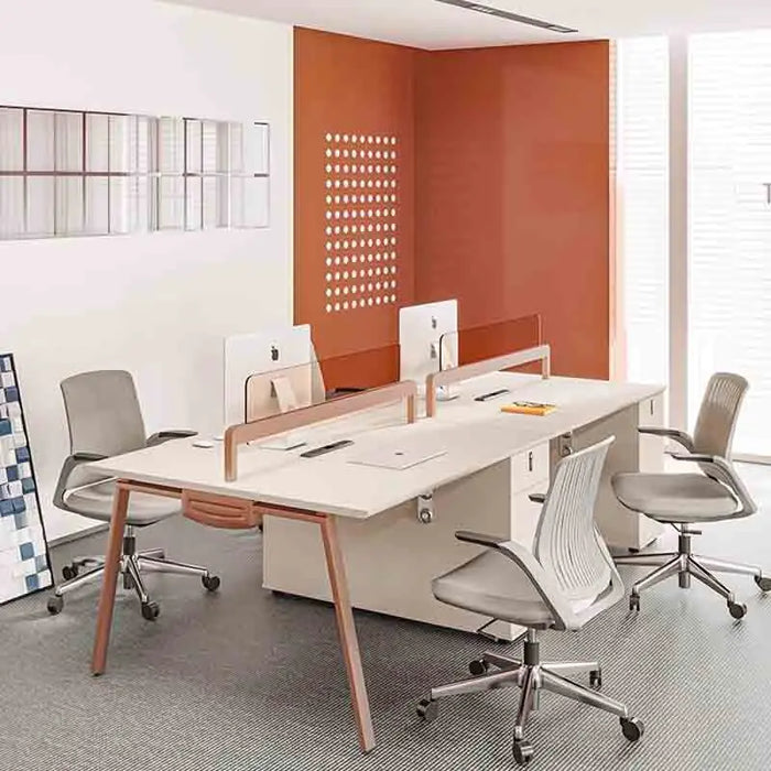 White Wooden Office Desks Working Boss Modern Studying Office Desks Executive Console Table Scrivania Cameretta Room Furnitures