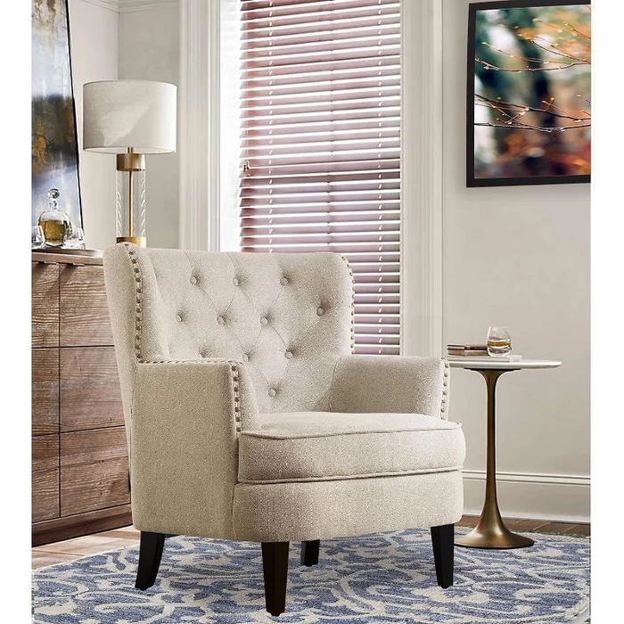 Furniture Reading Arm Living Room Comfy Small Accent Chairs for Bedroom, Standard