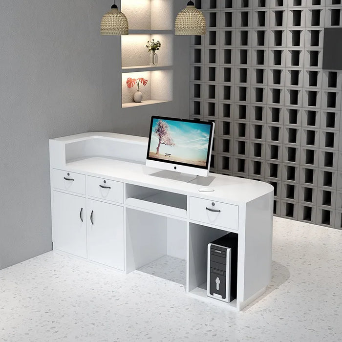 Corner Office Reception Desks Pulpit Cashier Standing Restaurant Reception Desks Lectern Recepcion Mostrador Salon Furniture