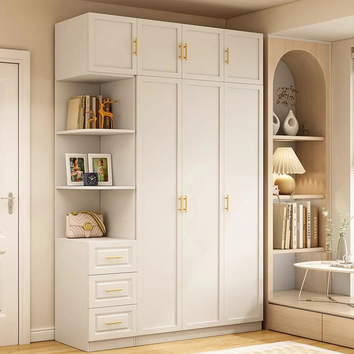 Clothes Organizer Wardrobe Dressers Chest Drawers Room Garment Wardrobe Cabinet Clothes Szafa Na Ubrania Furniture Bedroom SQC