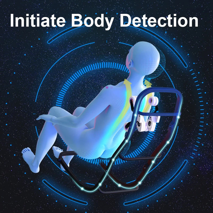 Jare E8 Electric Massage Chair Full Body Airbag U-Shape Pillow Zero Gravity Hips Massage Intelligent Massage Chair