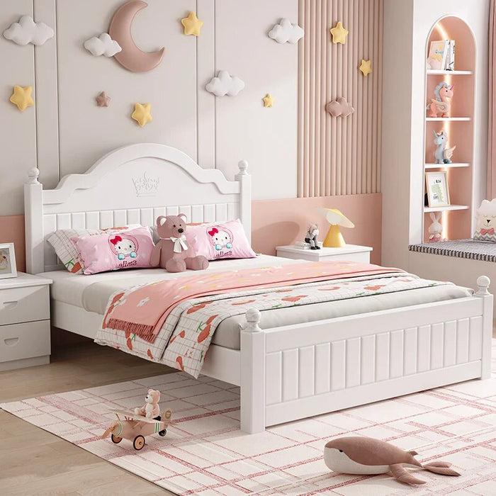Teenage Girls Bed Throw Blanket Luxury Aesthetic Elastic Frame Queen Bed King Size Camas De Dormitorio Bedroom Furniture