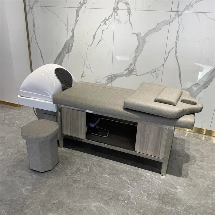Japanese Shampoo Bed Wash Hair Massage Stylist Water Circulation Head Hair Therapy Sink Silla Peluqueria Salon Equipment MQ50SC