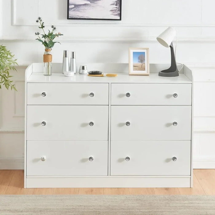 Women's Furniture Makeup Dressing Table Closet Hallway Wood Dresser Toiletries White Chest of Drawers Dresser for Bedroom Vanity
