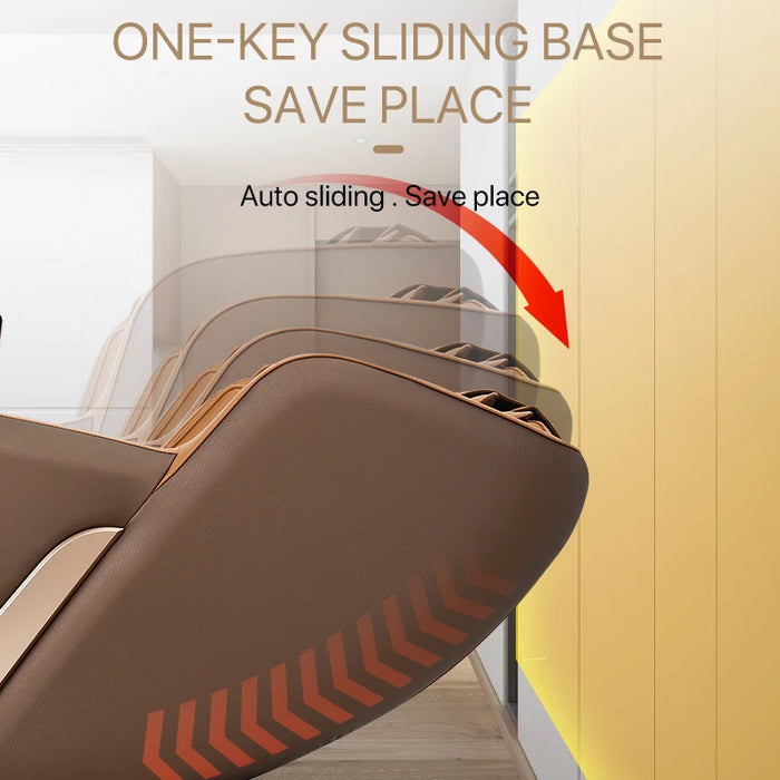 Luxury Electric Leisure Massage Chair Zero Gravity Intelligent Full Body Multi-Function Bluetooth Music U-Shaped Pillow+Shortcut