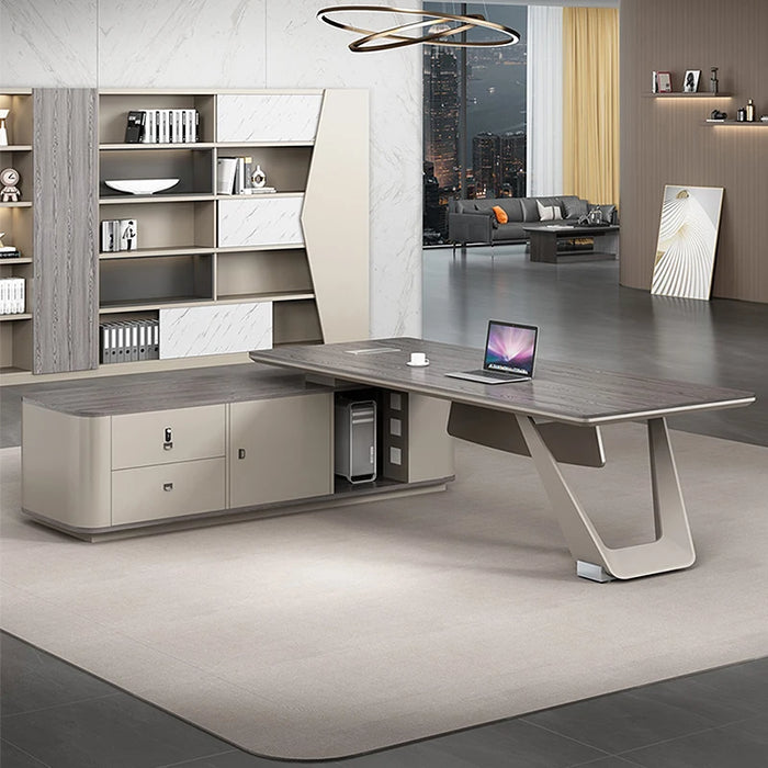 Luxury Executive Office Desk Conference Monitor Gaming Writing Office Desk Italian Mesa Para Compuatador Modern Furniture