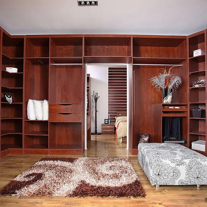 Solid wood bedroom furniture cloth wardrobe and armoire