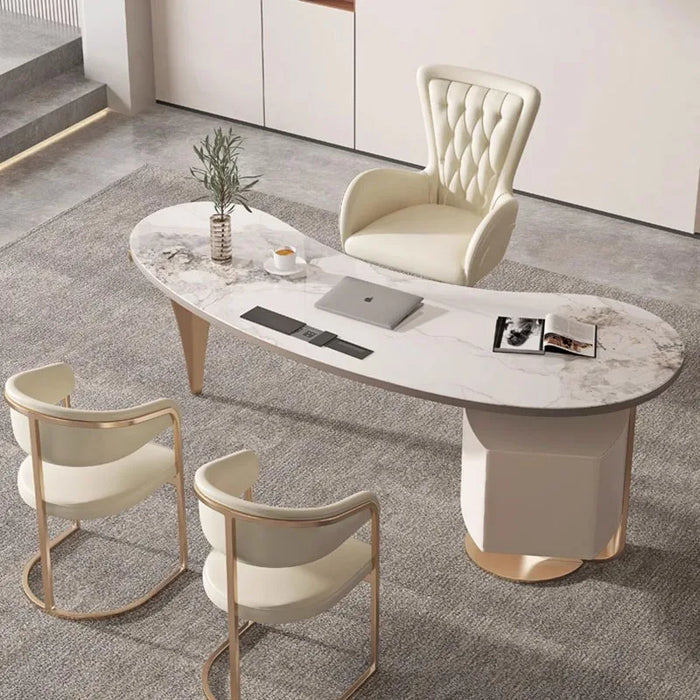Reception Office Desk Organizer Drawers Storage Desktop Work Table Mainstays Console Coffee Scrivania Ufficio Lavoro Furniture