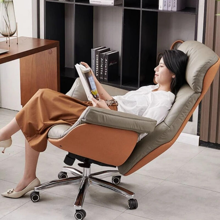 Modern Boss Comfy Office Chairs Recliner Computer Luxury Ergonomic Office Chairs Gaming Swivel Stuhl Bedroom Furniture WZ50OC