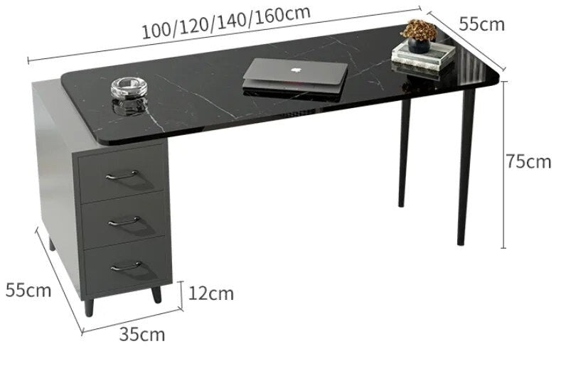 Table Write Office Desks - Home Bedroom Storage Study Office Desks  - Modern Computer Escritorio Ordenador Work Furniture QF50OD