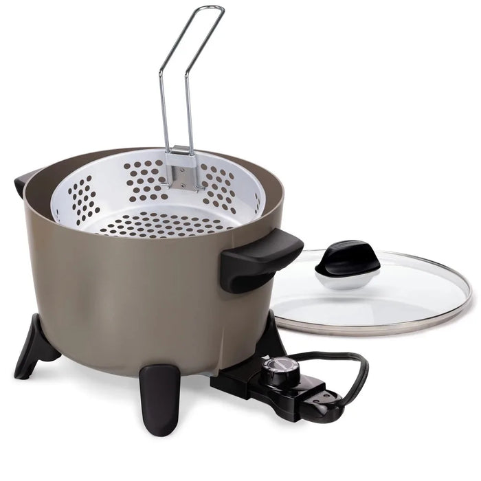 Big Kettle Ceramic Deep Fryer/Multi-Cooker, 06026 New electric deep fryer Cooking Appliance Kitchen Appliance