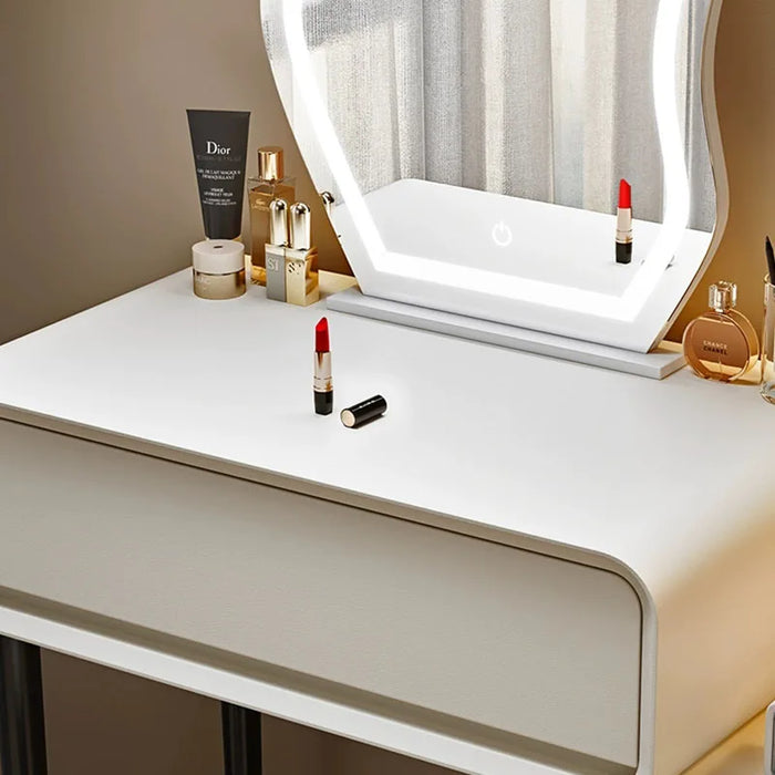 Wood Vanity Table Room Long Toilet Origanizer Night Stand White Miniature Next Bed Dressers Mordern Tocador Minimalist Furniture
