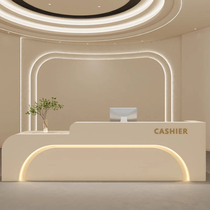Register Beauty Reception Desk Shop Executive Office Reception Desk Salon Clothing Rezeption Desk Beauty Commercial Furniture