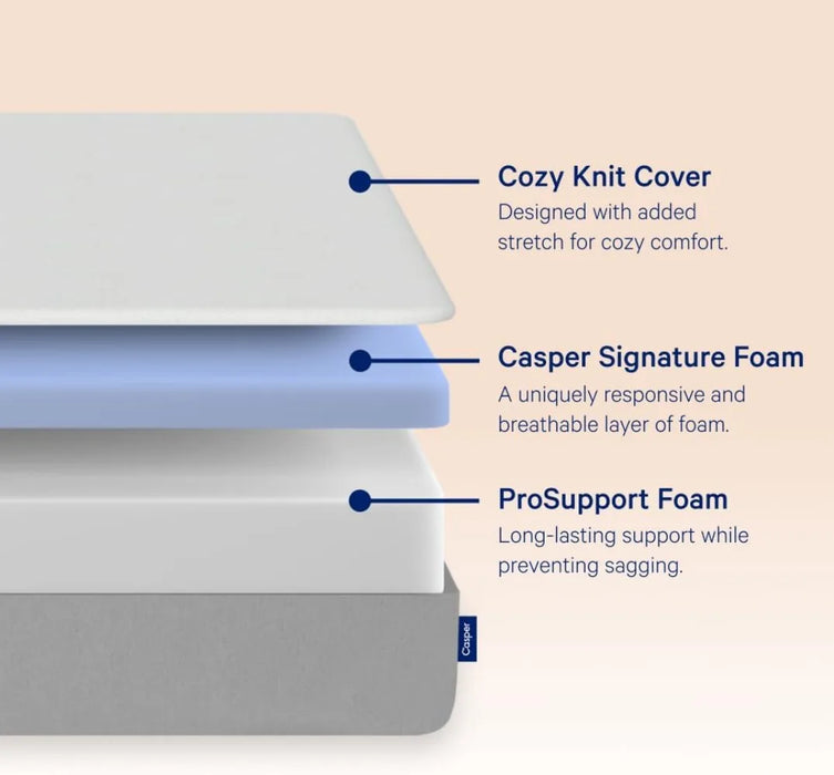 Sleep Element Mattress, Queen, Grey